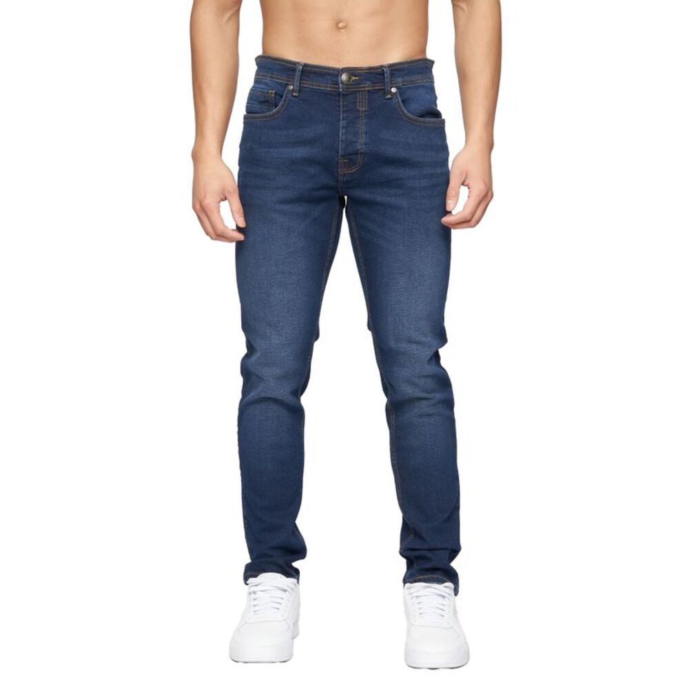 Crosshatch Mens Buraca Slim Jeans / Dark Wash